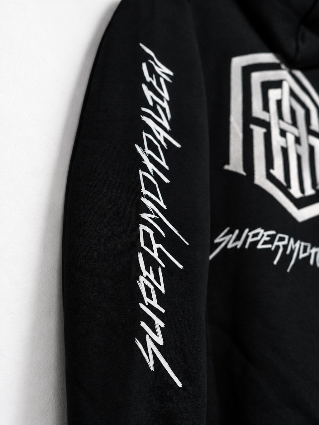 SUPERMOTOALIEN HOODIE — BLACK
