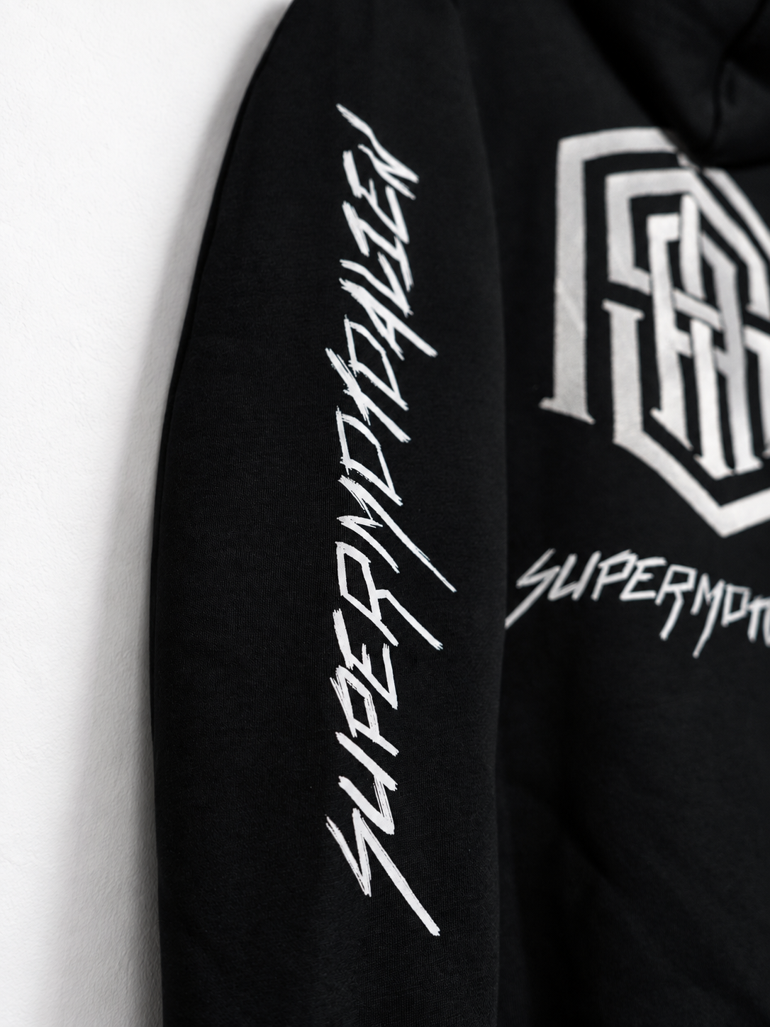 SUPERMOTOALIEN HOODIE — BLACK