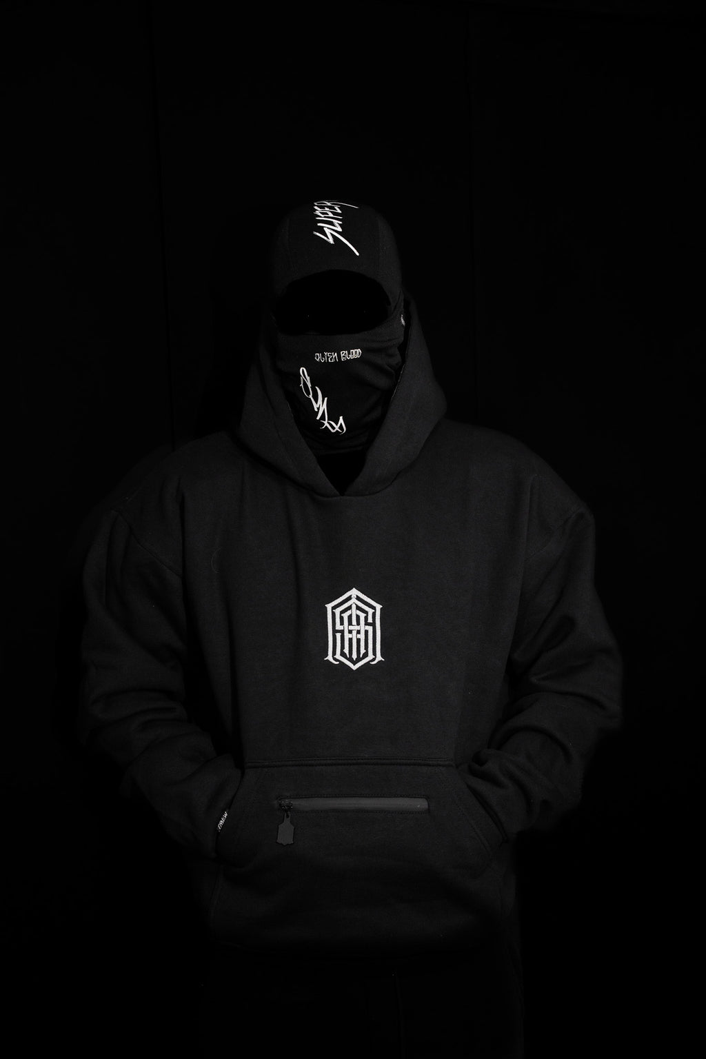 BIKE LIFE REFLECTIVE HOODIE — BLACK