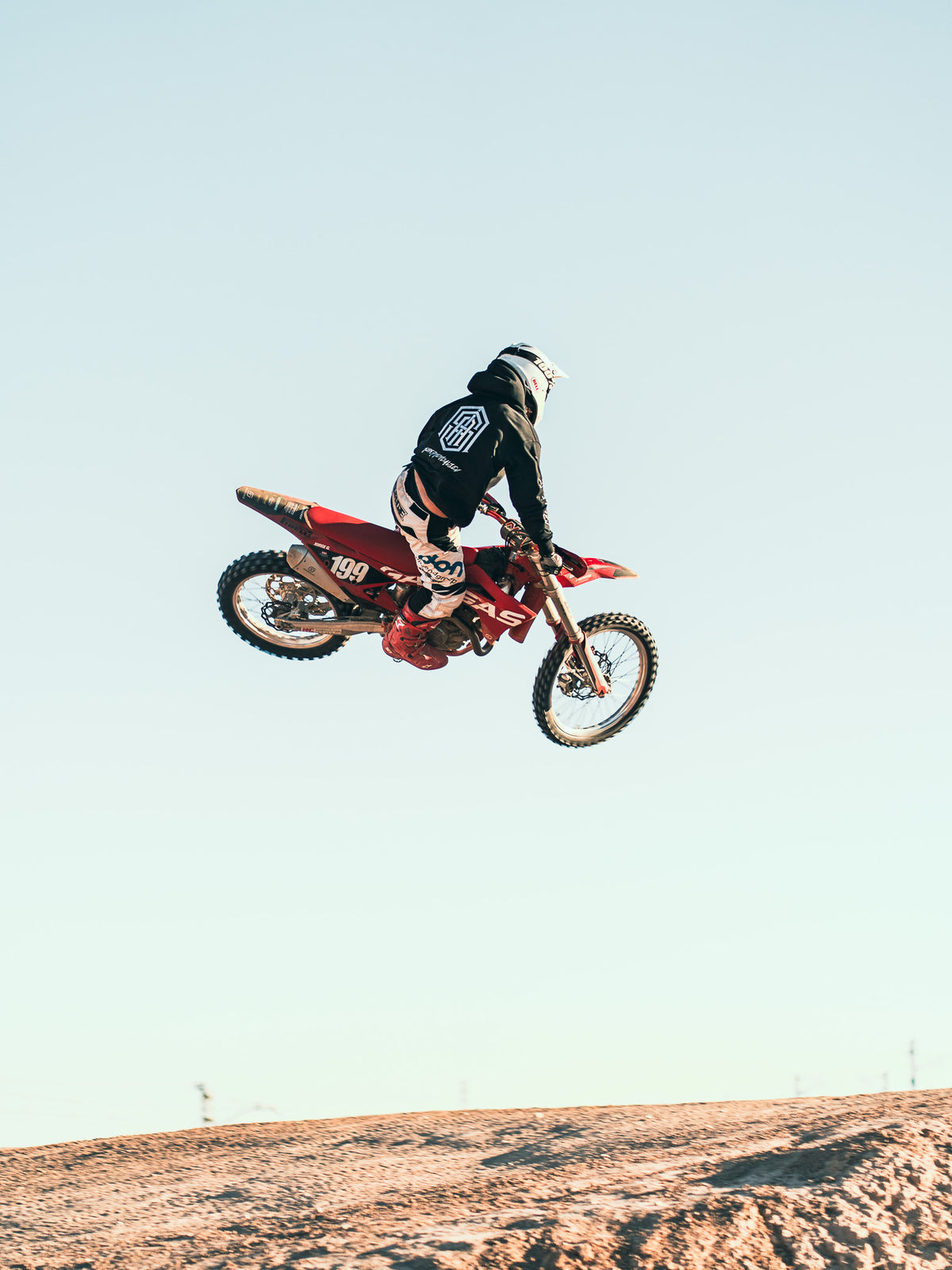 SUPERMOTOALIEN HOODIE — BLACK