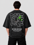 PRE-VENTA BIKE LIFE: NOT FROM THIS PLANET T-SHIRT — ACID WASH BLACK