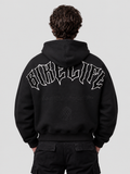 BIKE LIFE REFLECTIVE HOODIE — BLACK