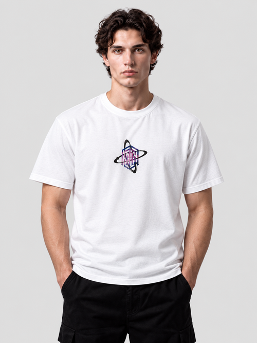 ORBIT CORE SMA T-SHIRT— WHITE