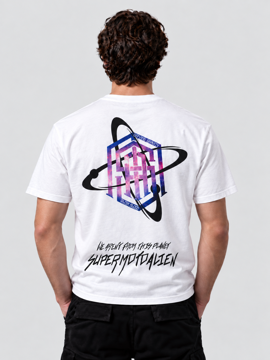 ORBIT CORE SMA T-SHIRT— WHITE