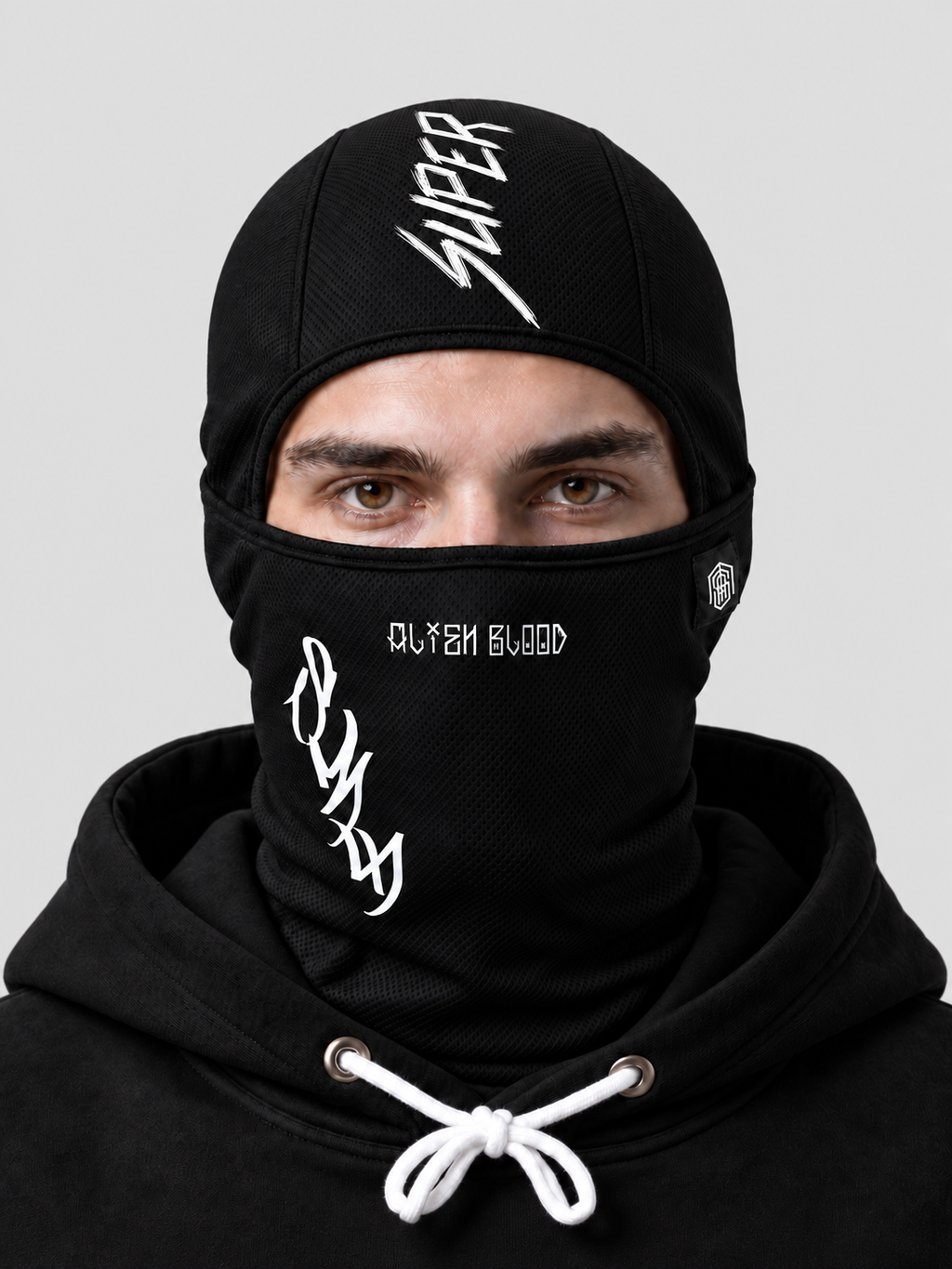 BALACLAVA ALIEN BLOOD — BLACK